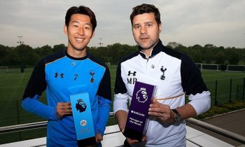 Son Heung Min và HLV Pochettino nhận giải xuất sắc nhất tháng 4 ở Premier League