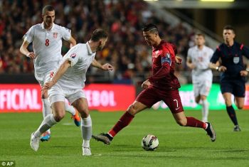 
C.Ronaldo vẫn là niềm hy vọng lớn nhất của đội tuyển Bồ Đào Nha
