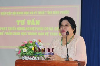 GS.TS Phạm Thị Thùy - Ủy viên Ban chấp hành Hội Nông dân Việt Nam, Giám đốc Trung tâm sinh học nông nghiệp và bảo vệ môi trường chia sẻ về sản xuất nông nghiệp hữu cơ