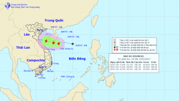 Xuất hiện bão số 4 trên biển, hướng về Thanh Hóa - Quảng Bình 