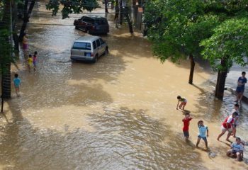 Nước lũ dâng cao tại Yên Bái, một người mất tích 