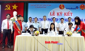 Các đơn vị thị xã Phước Long ký kế quy chế phối hợp