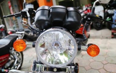 Con tay co dien Suzuki GN125-2F 2017 dau tien ve Ha Noi hinh anh 3