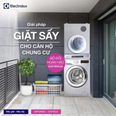 
                    Cặp đôi hoàn hảo máy giặt Electrolux EWF12935S - máy sấy EDV7552S
                