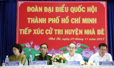 TP.HCM,Nguyễn Thiện Nhân,Bí thư TP.HCM,Nhà Bè,cử tri,cầu sắt