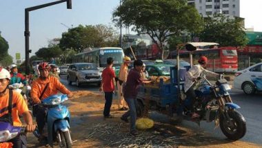 canh sat giao thong tp.hcm rai cat, don duong cho dan di hinh anh 2