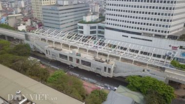 flycam: xem truoc dien mao tuyen metro nhon - ga ha noi tu tren cao hinh anh 3