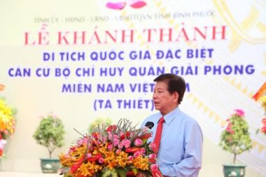 Bình Phước khánh thành Khu Di tích Căn cứ Tà Thiết - ảnh 4