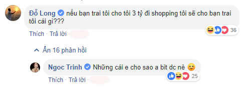 ngoc trinh dap tra bat ngo khi bi hoi xoay "cho lai gi neu ban trai cho 3 ty shopping?" hinh anh 3