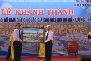 KhÃ¡nh thÃ nh cÃ´ng trÃ¬nh tÃ´n táº¡o bá» Nam di tÃ­ch Quá»c gia Hiá»n LÆ°Æ¡ng - Báº¿n Háº£i - 3