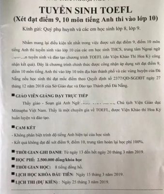 Nhiá»u há»c sinh ÄÃ  Náºµng yáº¿u mÃ´n tiáº¿ng Anh Äá» chá»©ng chá» quá»c táº¿: Ãn thi cÃ¹ng má»t Äá»a chá» - 3