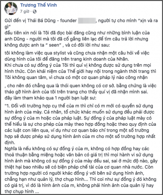 truong the vinh bi dong nghiep mia mai khi doi tien thuong hieu thoi trang “dung chua” hinh anh hinh anh 3