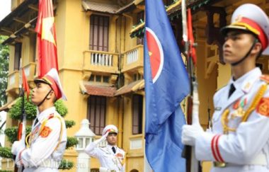 anh: long trong to chuc le thuong co asean tai bo ngoai giao hinh anh 7