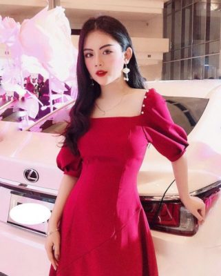 dan hot girl dh ngoai thuong xinh nhu hoa hau luong thuy linh hinh anh 10