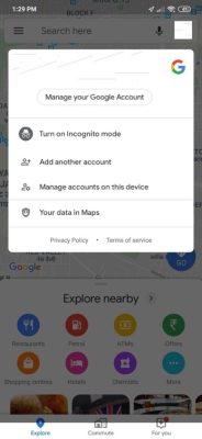 Cách bật tắt chế độ ẩn danh trên Google Maps dành cho Android