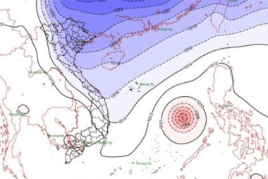 Dự báo thời tiết 26/12, Biển Đông đón bão số 8, miền Bắc mưa rét
