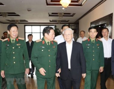 Tổng Bí thư chủ trì Hội nghị Tổng kết công tác quân sự, quốc phòng - ảnh 1