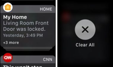 Cách xóa tất cả thông báo trên Apple Watch cùng lúc