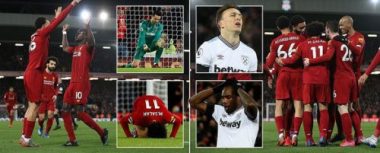 Thắng ngược West Ham, Liverpool thẳng tiến đến ngôi vô địch - Ảnh 1.