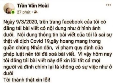 Triệu tập người đăng tin Nghệ An có 3 người chết vì Covid-19