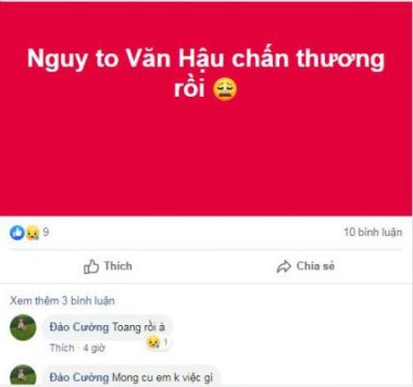 CĐV Việt Nam lo sốt vó sau khi Văn Hậu dính chấn thương - Ảnh 2.