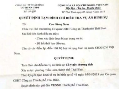 Điều động công tác người ký quyết định đình chỉ vụ Đường Nhuệ đánh người - 2