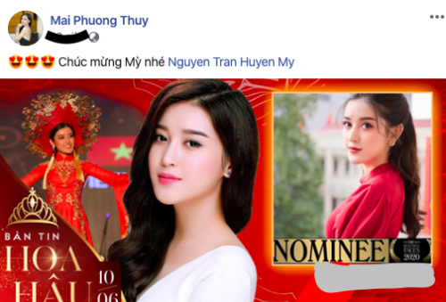 Mai Phương Thuý nói gì khi Huyền My gây &quot;sốt&quot; lọt top 100 gương mặt đẹp nhất thế giới? - Ảnh 2.