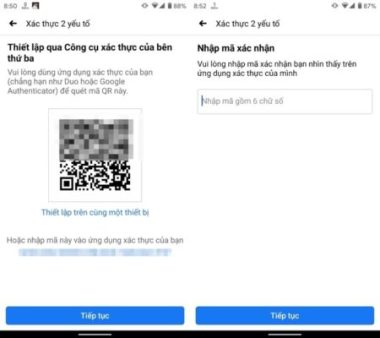 Cách cài đặt xác thực hai yếu tố trên Facebook không cần số điện thoại