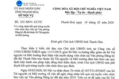 Gần 300 thí sinh ở Thanh Hóa ‘mòn mỏi’ chờ quyết định sau thi tuyển viên chức