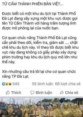 Thực hư thông tin KDL &quot;Tử Cấm Thành phiên bản Việt&quot; tại Lâm Đồng - Ảnh 2.