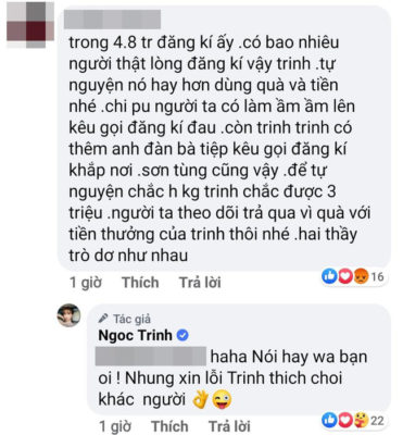 Vũ Khắc Tiệp nhẹ nhàng “vỗ mặt” kẻ tố Ngọc Trinh dùng tiền trò dơ bẩn trên “đường đua” Instagram - Ảnh 4.