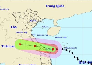 Bão số 5 đã vào vùng biển Quảng Bình - Quảng Nam, nhiều nơi sẽ mưa rất to - 1