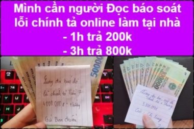 Cảnh báo thủ đoạn lừa đảo qua hình thức xem video, đọc báo soát lỗi chính tả