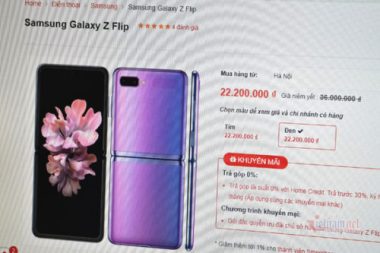 Galaxy Z Flip giảm 14 triệu đồng, giá sốc nhất thị trường smartphone