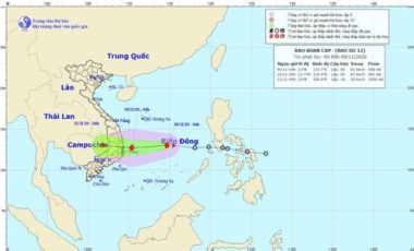 Khẩn cấp: Bão số 12 cách đảo Song Tử Tây 180km, hướng vào đất liền các tỉnh từ Phú Yên đến Ninh Thuận - Ảnh 1.