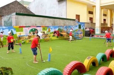 Trường học ở Đà Nẵng mở tiệm spa cho trẻ mầm non