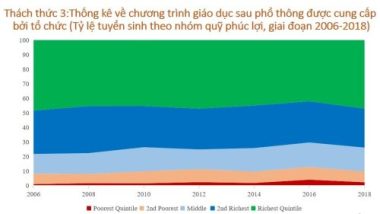 Đầu tư cho giáo dục đại học ở Việt Nam rất thấp