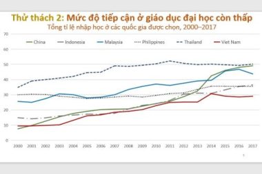 Đầu tư cho giáo dục đại học ở Việt Nam rất thấp