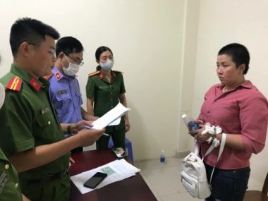 Nguyễn Thị Bích Thủy bị bắt giam tội lừa đảo