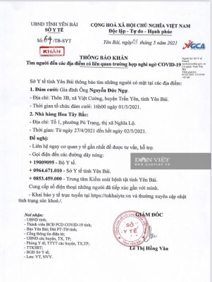 Yên Bái: Phong tỏa một khu dân cư tại huyện Trấn Yên do liên quan đến trường hợp dương tính với Covid-19 - Ảnh 3.