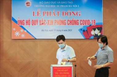 Các trường đại học tích cực ủng hộ quỹ vắc xin phòng chống Covid-19