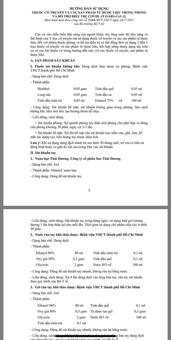 Bộ Y tế chỉ định thầu thuốc y học cổ truyền hỗ trợ điều trị COVID-19? - Ảnh 1.