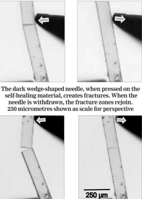 Màn hình smartphone tương lai có thể tự liền lại khi bị nứt vỡ