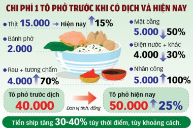 Tô phở đội giá vì dịch như thế nào? - Ảnh 2.