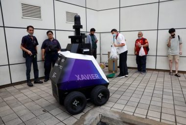 Singapore thử nghiệm robot tuần tra