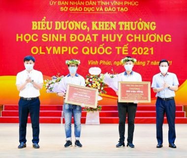 3 tỉnh, thành dẫn đầu về tiền thưởng cho học sinh đạt giải quốc tế