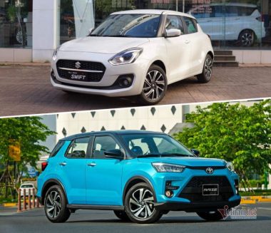 Hơn 500 triệu, mua Toyota Raize hay Suzuki Swift?