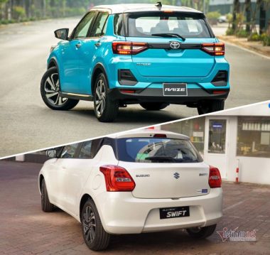 Hơn 500 triệu, mua Toyota Raize hay Suzuki Swift?