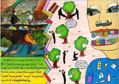 Hoc sinh Viet tranh tai tai cuoc thi ve do Dai su quan Hungary to chuc hinh anh 2