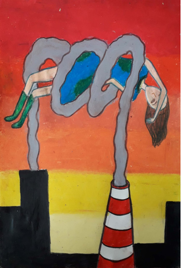 Hoc sinh Viet tranh tai tai cuoc thi ve do Dai su quan Hungary to chuc hinh anh 6